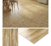 Livelynine Vinilo Suelo Madera Haya Suelo Vinilico Autoadhesivo Baño Baldosas Adhesivas Suelo Cocina 30x30CM 32-Baldosas Suelo Vinilo Autoadhesivo Paneles de Madera Vinilo para Suelo de Habitación