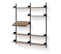 Living Librería 1900 Nuez/ Negro