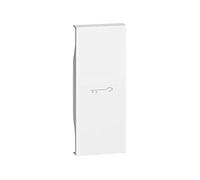 Living Now Carcasa mando llave 1 Mod. Color blanco.