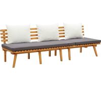 Living Store: Cama de día para jardín, 200x65 cm, madera maciza de acacia