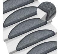 Living Store: Juego de 10 escalones antideslizantes, 56 x 17 x 3 cm, color gris oscuro