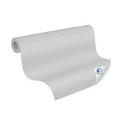 Livingwall Papel pintado DESIGNDROP - papel pintado no tejido preencolado color gris claro - 10,05m x 0,53m - papel pintado liso para varias habitaciones - 784992