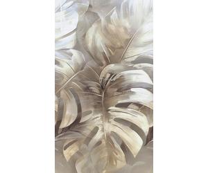 Livingwalls Hot Spots Papel pintado fotográfico hojas de palmera 1,59 m x 2,80 m - beige, crema - Papel pintado floral - 790161