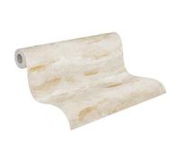livingwalls Hot Spots papel pintado no tejido con efecto metálico en crema, verde, dorado, metálico - papel pintado decorativo 10,05 x 0,53 m - 786563