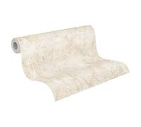 livingwalls Hot Spots papel pintado no tejido con efecto piedra en beige, crema, gris, metálico - papel pintado estilo industrial 10,05 x 0,53 m - 786291