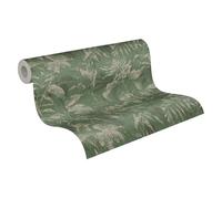 Livingwalls Hot Spots papel pintado no tejido con motivo jungla en verde, dorado, metálico - papel pintado jungla exótica 10,05 x 0,53 m - 782036