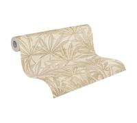 Livingwalls Michalsky 399843 - Papel pintado de fieltro con hojas, color beige