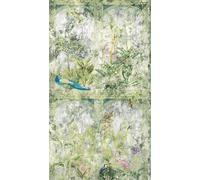 Livingwalls - Papel pintado fotográfico (2,80 x 1,59 m), diseño floral, color verde