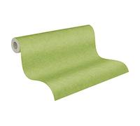 Livingwalls Papel pintado liso Antonio - Barcelona Metropolitan Stories 2 10.05 m x 0.53 m Verde