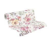 Papel Tapiz Rosa Pétalo Poesía Floral Efecto Pintura Vinilo AS CREATION 79061-1