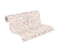 Livingwalls - Tokio Metropolitan Stories 2 A.S. Création Papel pintado tejido no tejido 10.05 m x 0.53 m Marrón Rosa Blanco Fabricado en Alemania 379121 37912-1