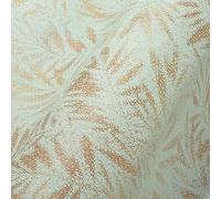 Livingwalls Travel Styles - Papel pintado para pared, diseño de plantas en color turquesa y dorado, para diferentes habitaciones, 10,05 m x 0,53 m