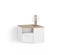Livinity Mueble bajo para TV Piave, Blanco/Sonoma, 68 x 50 cm