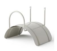 LIVLIG Soporte de Manguera de Jardín, 1/2 Pulgada, Greige | Fabricado en Acero de Aleación, Mangueras de hasta 30 m, Soporte de Pared