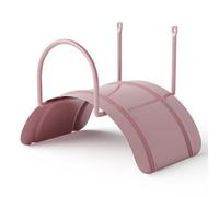 LIVLIG Soporte de Manguera de Jardín, 1/2 Pulgada, Rose | Fabricado en Acero de Aleación, Mangueras de hasta 30 m, Soporte de Pared