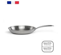 Livoo Brigade Sartén de acero inoxidable de 24 cm