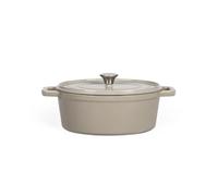 Livoo Cacerola ovalada de hierro fundido MEP129G Gris