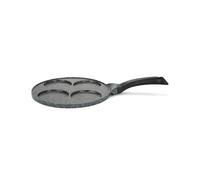 Livoo MEP148 - Sartén para tortitas antiadherente, Ø 26 cm, 4 huellas de Ø 10 cm, mango de baquelita, todo tipo de fuego, incluida inducción