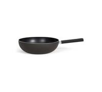 Livoo - Wok 32 cm MEP156N - 2,5 mm de grosor, mango suave al tacto, resistente al calor, todo tipo de fuego, incluida inducción