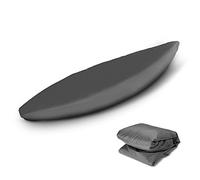 Lixada Profesional Kayak Universal Cubierta Canoa Barco Impermeable UV Resistente Polvo Almacenamiento Cubierta Escudo (Gris 5.5m)