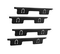 LIXSAZSE Cubierta retráctil para Huecos de Estufa, Accesorios de Cocina, Resistente al Calor, fácil de Limpiar, de Acero Inoxidable, Compatible con, Negro, 35x5x10cm