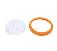 LIYJTK P07018 Tuerca Naranja con Tapa Transparente P07019 Accesorio de Reemplazo de Bomba de Filtro de para Piscina Juego de Plástico Duradero para Mantenimiento de la Cubierta