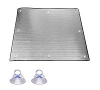 LJDJRHXH Película Reflectante de Calor para Ventanas, lámina Aislante de Aluminio con ventosas, 30 40 50 60 70 80 90 100 110 120 130 cm A, Barrera de radiación térmica, protección Solar(100x130cm)