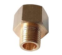 Ljianing-Adaptador de manguera de latón BSP-NPT macho de 1/4 pulgadas BSPT a hembra NPT de 1/4 pulgadas adaptador de medidor de presión europeo a EE. UU., conector de manguera de jardín