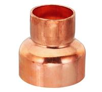 LJISEHG Reductor de cobre for soldadura por sudor, adaptador de acoplamiento de tubería con reducción de ID, accesorio de presión de alta resistencia,(1 3/4" to 1 1/8")