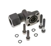 LK 35 Codo brida de bomba Fundición maleable con 16S (M24x1,5)