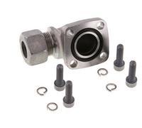 LK 40 Codo brida de bomba Fundición maleable con 15L (M22x1,5)