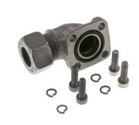 LK 40 Codo brida de bomba Fundición maleable con 18L (M26x1,5)