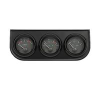 LKHDONG 52 mm 3 en 1 Instrumentos adicionales Multifunction, voltímetro, medidor de temperatura del aceite + indicador de presión de aceite, instrumentos adicionales LED para coche, 8-16 V