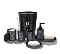 LKKL Juego de Accesorios de baño de 7 Piezas (Plateado)