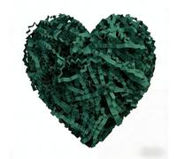 LKQBBSZ Papel de corte arrugado de 50 g para decoración de Pascua, relleno de cesta de regalo, caja de regalo, hierba de rafia para envolver regalos (verde oscuro)