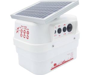 Llampec PASTOR SOLAR MOD.26S BAT.12V 12AH - Energía de Impulsos Máx. 5000 Mjuls - Tensión Impulsos Cresta 9500 V - Alcance 30 Km - Consumo Normal 40 Ma