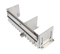 Llana dentada ajustable para azulejos, paleta resistente con cubiertas de doble cara para evitar el desbordamiento, aplicación precisa de pegamento en paredes y suelos para profesionales de la
