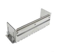 Llana dentada ajustable para azulejos, paleta resistente con cubiertas de doble cara para evitar el desbordamiento, aplicación precisa de pegamento en paredes y suelos para profesionales de la