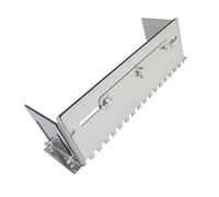Llana dentada profesional ergonómica ajustable con opción de espaciado de 10 mm y 12 mm para aplicación perfecta del mortero Llana de borde