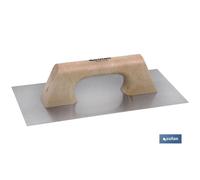Llana modelo rectangular mango plástico 300x150x0,7 mm