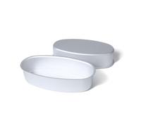 llanera molde de flan de leche filipino, flan de leche llanera, paquete de 2 moldes ovalados de 8 pulgadas, molde de aluminio antiadherente para hornear horno y olla instantánea