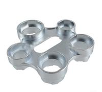 Llave aireadora de grifo, 10 tamaños, aleación de zinc, boquilla estándar, herramienta de extracción e instalación, mango ergonómico, plateado, compacto, ligero, para fregadero del hogar, fontanería