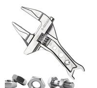 Llave Ajustable De Ancha Herramienta Corta Con Abertura Grande Y Mandíbula