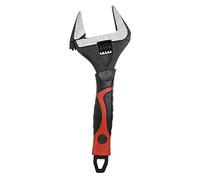 Llave ajustable de gran apertura para el hogar, 10 pulgadas | Acero cromado, báscula, para reparación de tuberías de agua de cocina, baño, reparación automática, llave de tuerca