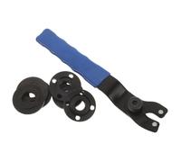 Llave Ajustable para Amoladora Angular 5/8-11, Metal | Desmontaje Rápido, Apriete Sencillo, Compatibilidad Amplia, Incluye Tuercas de Brida y Placas de Presión