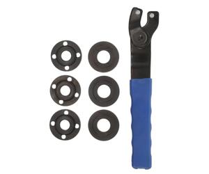 Llave Ajustable Profesional 5/8-11 para Amoladora Angular Metálica | Diseño Ajustable con Pasadores Cilíndricos, Compatibilidad Amplia, Desmontaje Rápido, para Tuercas y Placas