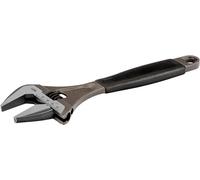 Llave ajustable tipo palanca Bahco ERGO de 55 mm, con una abertura extremadamente amplia, tuerca central y mango de goma, con tratamiento de fosfatado, de 324 mm