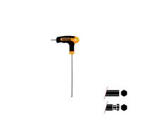 Llave Allen Con Bola Mango Bimaterial "Soft Touch" Forma T 3,0 mm. Acero Cromo Vanadio, Destornillador allen, llave hexagonal