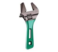 Llave ancha ajustable de corta: tensor de mandíbula, herramienta de mango corto versátil, construcción de acero de aleación resistente, diseño de fácil agarre, herramienta de reparación