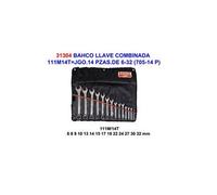 Llave Combinada Bahco 111m14tjgo 14 Piezas 6-32 (705-14 P)